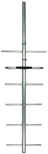 UHF 6 element round boom Yagi, aluminium, 480-520MHz, N-type female, 150W, 9dBd – 1.2m